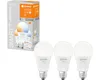 A product shot of a box of LEDVANCE SMART+ WiFi LED bulbs and three individual bulbs. Produktbild-Vorschau