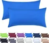 set di 2 copricuscini 100% cotone 40x60 cm blu reale Anteprima dell’immagine prodotto 8