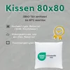 Kissen 80x80 mit Bezug Lichtgrün - Kissen mit Kissenbezug Produktbild-Vorschau 3