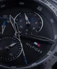 A close-up shot of a Tommy Hilfiger watch face. Produktbild-Vorschau