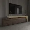 Skye Decor, Moderne TV-Bank 192 cm, Travertin & Walnuss, Produktbild-Vorschau 3