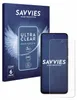 A product box and a screen protector for a smartphone. Produktbild-Vorschau