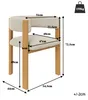 Lot de 6 chaises de salle à manger ergonomiques avec Voir les images du produit 5