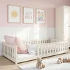 Kinderbett Bodenbett 120x200 cm mit Rausfallschutz & Produktbild-Vorschau 1
