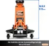 Verda Hydraulischer Wagenheber 3T, (75-515mm) + 2x Gummi + Produktbild-Vorschau 7