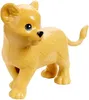 A toy lion cub standing on a white background. Produktbild-Vorschau