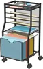 Rolling File Cart - 6-lagiger Büro Organizer auf Rollen Produktbild-Vorschau 1