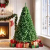 COSTWAY, 180 cm kunstkerstboom, kerstboom met metalen voet, Productafbeelding-voorbeeld 9