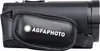 A close-up side view of a black camcorder with a leather hand strap. The AGFA logo is visible on the hand strap. Anteprima dell’immagine prodotto