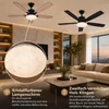 Ventilatore a soffitto da 132 cm con illuminazione e Anteprima dell’immagine prodotto 4