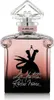 A perfume bottle with a pink gradient and a black silhouette of a dress. Podgląd zdjęcia produktu