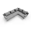 TRADA Gartensofa lounge set Bahama M Grau Gartenmöbel set Produktbild-Vorschau 5