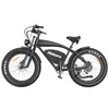 A black electric bicycle is shown against a white background. Náhľad obrázku produktu