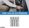 4Stk 39mm Reifen Ventil Verlängerung Universal Kupfer 180 Produktbild-Vorschau 2