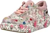 Laura Vita Damen Sneaker Blüten Sickereich Mesh Plateau Produktbild-Vorschau 7