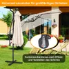 Ombrellone Izrielar 3 m beige con manovella, protezione Anteprima dell’immagine prodotto 7