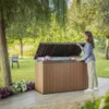 Keter Gartentruhe Darwin 670 L Braun Ecom Produktbild-Vorschau 3