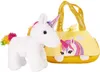 Brubaker Licorne arc-en-ciel en peluche dans un sac à main Voir les images du produit 2