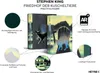 A marketing image showcasing a special edition of Stephen King's 'Friedhof der Kuscheltiere' (Pet Sematary) with various features highlighted. Produktbild-Vorschau