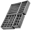 4er-Set Kleiderschrank-Organizer, Kleiderfächer, Grau Produktbild-Vorschau 4