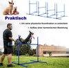 XINZI Bleu 4X Haies pour chiens Équipement d'agilité Barres Voir les images du produit 3