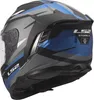 LS2 FF818 STORM III KOMAI Integralhelm L in blau/schwarz Produktbild-Vorschau 7
