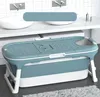 Faltbare Silikonbadewanne Blau Tragbares Bad Home SPA 152cm Produktbild-Vorschau 10