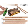 OOTB Holz-Grillzange mit Flaschenöffner ca. 43 cm Produktbild-Vorschau 1