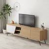 Skye Decor, Fiona - Oak, White, Table de télévision, chêne, Voir les images du produit 2