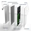 DEQORI Glasuhr 30x60 cm Modern 'Spa-Konzept auf Schiefer' Produktbild-Vorschau 7