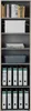 Schrank - Eiche Sägerau Nachbildung - 50 x 185 x 40 cm - 6 Produktbild-Vorschau 6