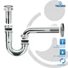 tecuro EDELSTAHL Röhrengeruchsverschluss Siphon für Produktbild-Vorschau 4