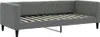 vidaXL Letto da giorno grigio scuro 90x200 cm in tessuto Anteprima dell’immagine prodotto 1