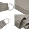 vidaXL Tenda da sole 160 g/m² Rettangolare Grigio chiaro Anteprima dell’immagine prodotto 6