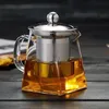 Teekanne Glas mit Siebeinsatz 550ml, Kleine Teekanne Glas Produktbild-Vorschau 2
