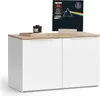 Kommode Vicco Wido Weiß/Sonoma 80 x 50 cm mit 2 Türen, Produktbild-Vorschau 7