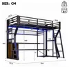 Łóżko piętrowe 90x200 cm z biurkiem, miejscem do Podgląd zdjęcia produktu 8