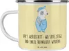 Mr. & Mrs. Panda Camping Emaille Tasse Großeltern Werkstatt Produktbild-Vorschau 1
