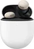 A pair of white Google Pixel Buds Pro 2 with a charging case. Produktbild-Vorschau