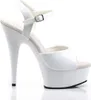 DELIGHT-609 Damen Sandale von Pleaser, Weiß  , EU 43, US 13 Produktbild-Vorschau 5