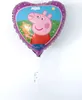 Peppa Pig - Palloncino in foil a forma di cuore 45 cm Anteprima dell’immagine prodotto 3