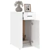 vidaXL Büroschrank Hochglanz-Weiß 40x49x75 cm Holzwerkstoff Produktbild-Vorschau 5
