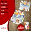 Happy Birthday Partyset Watercolor mit Tellern, Bechern, Produktbild-Vorschau 4