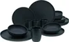 CreaTable, 23860, Uno Black, Kombiservice 16-tlg, Steinzeug Produktbild-Vorschau 1