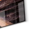 DEQORI Glasbild Echtglas 125x50 cm 'Steg ins Abendrot' Produktbild-Vorschau 5
