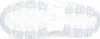 The image shows the sole of a white sneaker. Produktbild-Vorschau