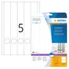 HERMA Ordneretiketten A4 weiß 38x297 mm Papier opak 125 St. Produktbild-Vorschau 1