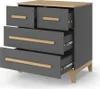 Commode Vitalispa Malia Gris 80x88cm avec 4 tiroirs, Model Voir les images du produit 5