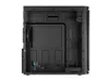 The interior of a black computer case. Produktbild-Vorschau