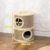 PawHut Tonneau à gratter pour chat arbre à chat sisal Voir les images du produit 5